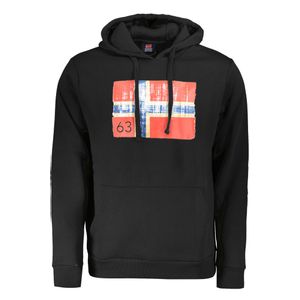 NORWAY 1963 BLACK MEN'S ZIP-UP SWEATSHIRT