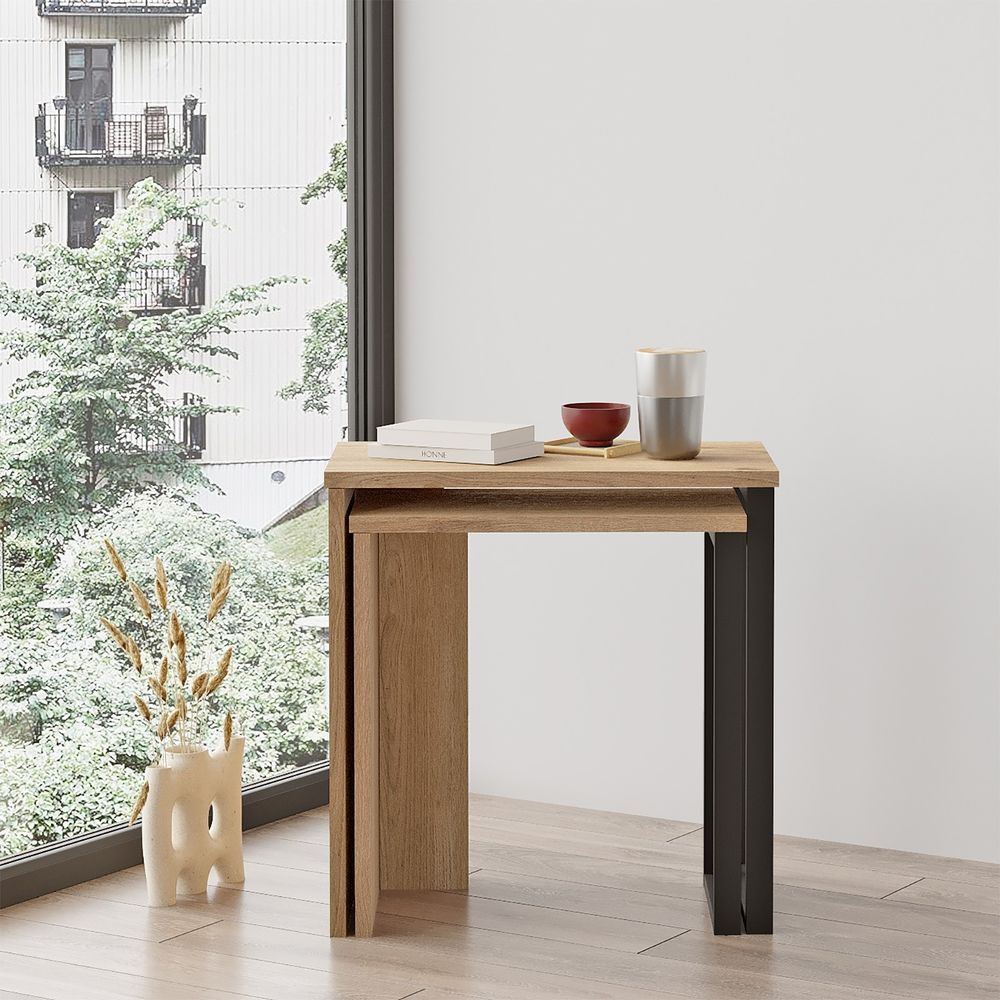 Nesting Table On7-S - Walnut  (2 Pieces) slika 4