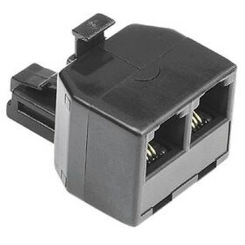 Hama Adapter modularni muški 6p4c na 2x ženski 6p4c slika 1