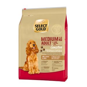 Select Gold Sensitive Medium Adult jagnjetina i pirinač 12 kg