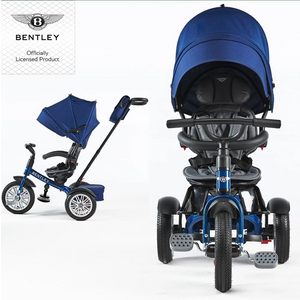 Bentley tricikl 6 u 1 - tamno plavi
