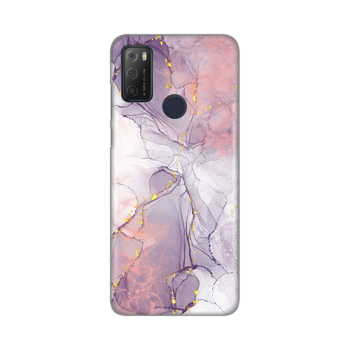 Torbica Silikonska Print za Alcatel 1S 2021/3L 2021/A1 Alpha 21 Pink Marble slika 1