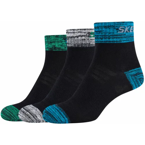 Skechers 3ppk men mesh ventilation quarter socks sk42025-5999 slika 1