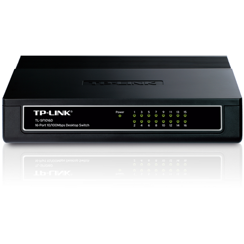 TP-LINK 16-portni switch 200Mbps, 10/100 Mbps, , RJ45 - TL-SF1016D slika 1