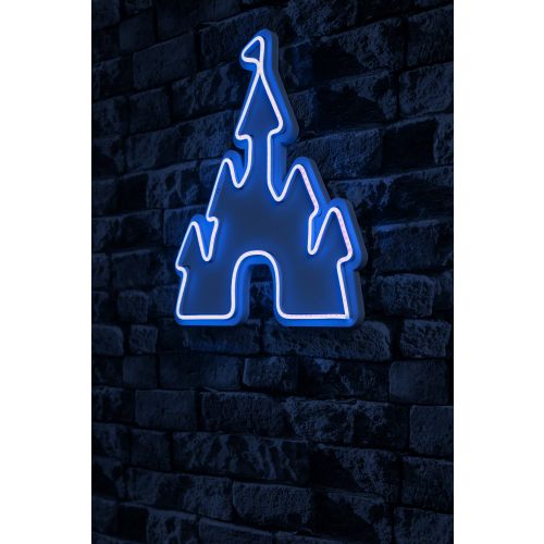 Wallity Ukrasna plastična LED rasvjeta, Castle - Blue slika 9