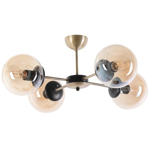 Venüs 4 Lü Bal Camlı Avize Copper Chandelier slika 2