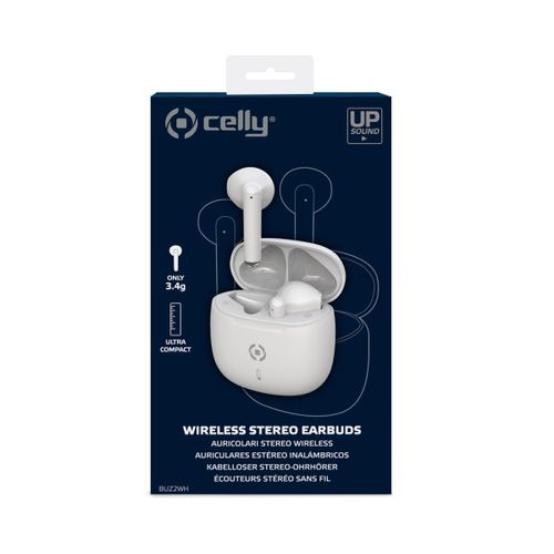 CELLY True Wireless bežične slušalice BUZ 2 u BELOJ boji slika 3