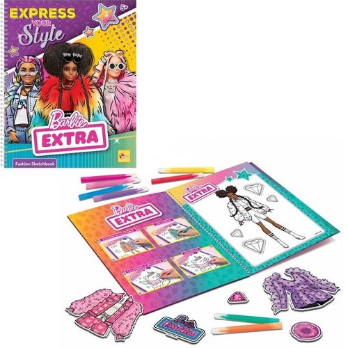 Barbie Sketch Book Express Your Style Lisciani 12679 slika 1