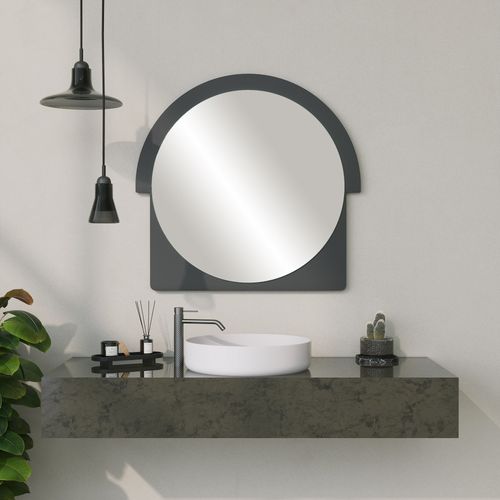 Lucky Mirror - Black Black Decorative Mirror slika 1