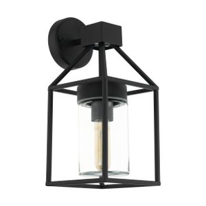 Eglo Trecate Vanjska Zidna Lampa - E27, Pocinčana, Crna