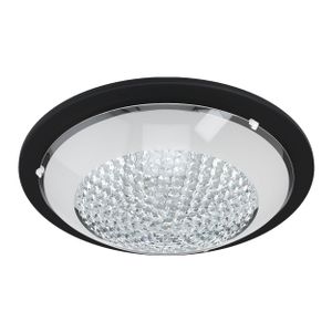 Eglo Acolla 1 plafonjera/1, led, 11w, 950lm, prom 370, crna/staklo/kristali 