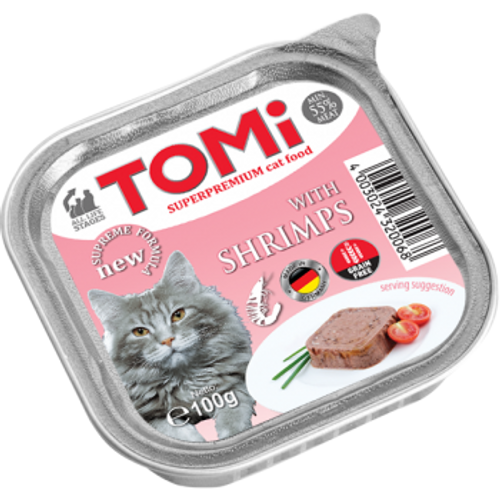 Tomi Hrana za mačke ALU zdjelice Škampi 100g slika 1