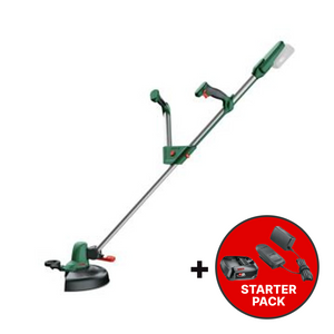 Bosch UniversalGrassCut 18V-26 šišač tratine, akumulatorski -solo  + Starter Set 18V Alliance – baterija PBA 18V 2,5 Ah + punjač AL 18V-20 W