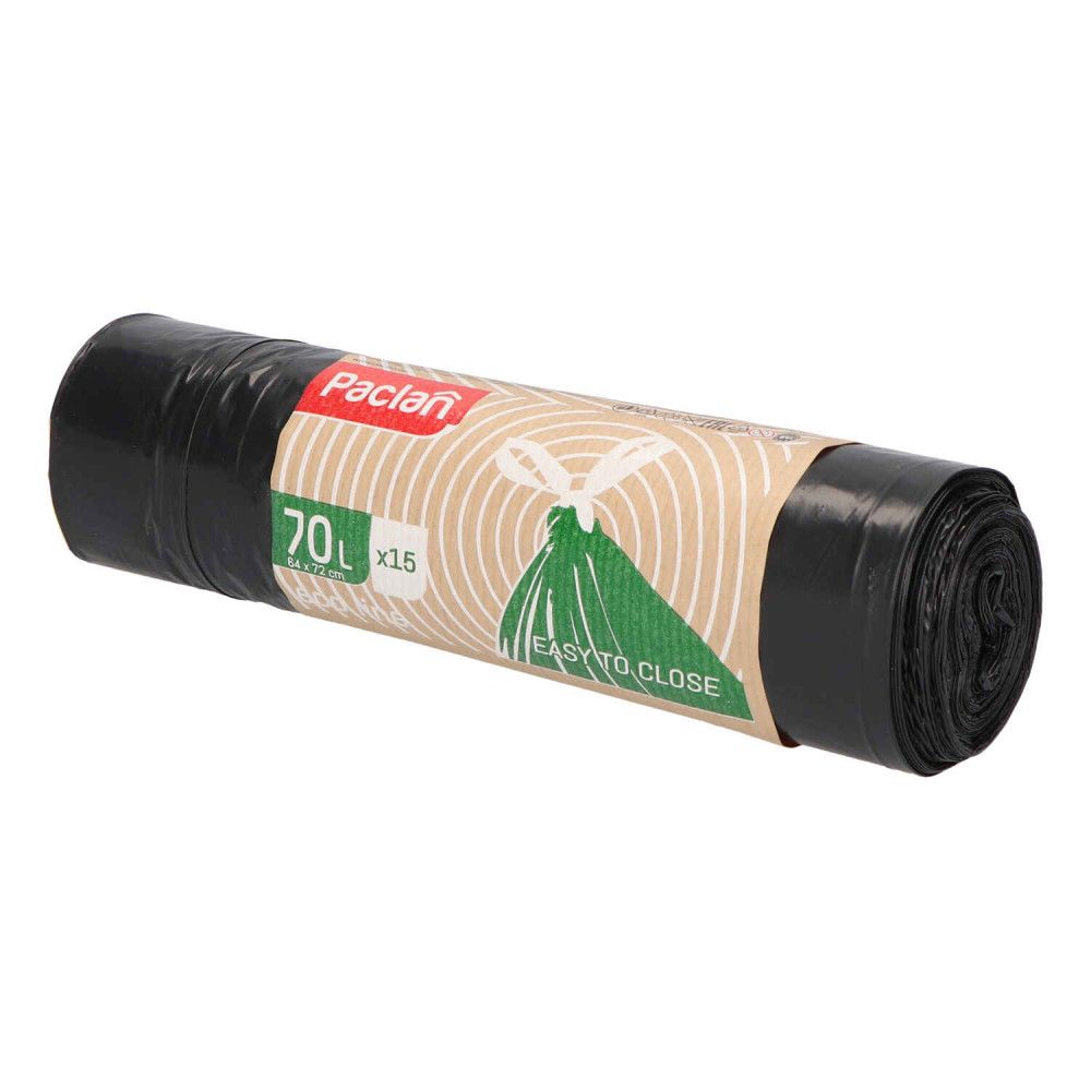 Paclan vreće za smeće Eco Line sa vezicom 70l, 15 kom slika 1