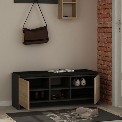 Zulla - Anthracite, Sonomo Anthracite
Oak Shoe Cabinet slika 2