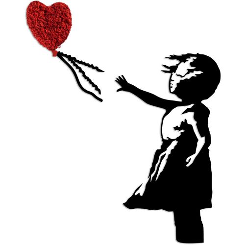 Banksy - 13-1 Red
Black Decorative Metal Wall Accessory slika 6