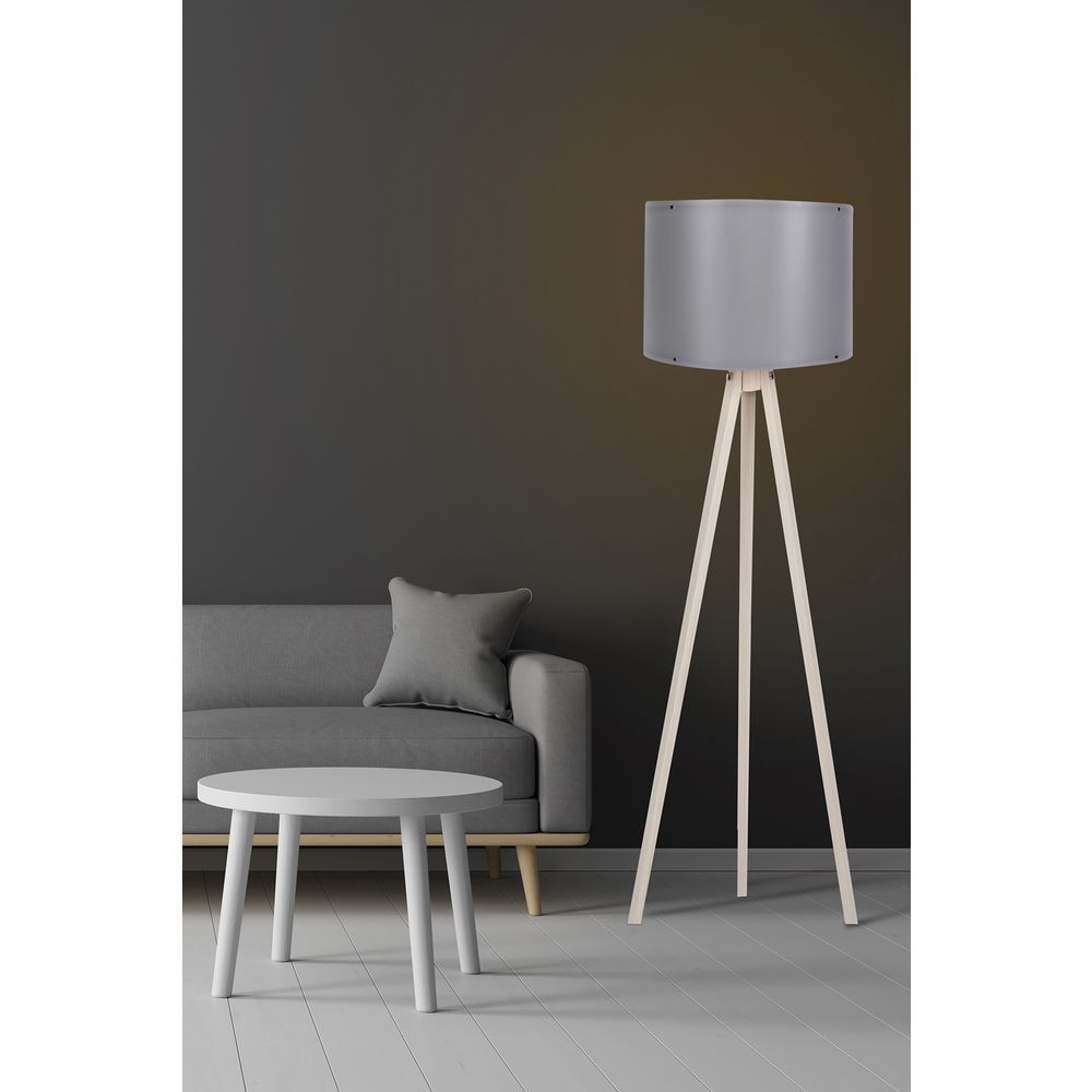 Stojeća lampa u krem sivoj boji - izložbeni artikl (oštećenja ambalaža) slika 1