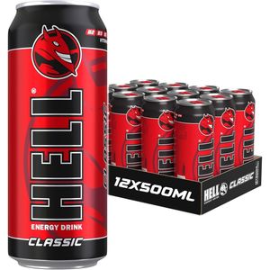 Hell Energy Drink Classic 12x500ml   XXL 
