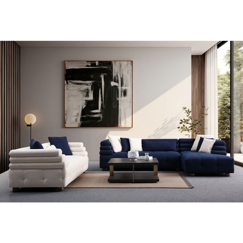 Boston 3 - Bijela 3-sjedalna Sofa slika 5
