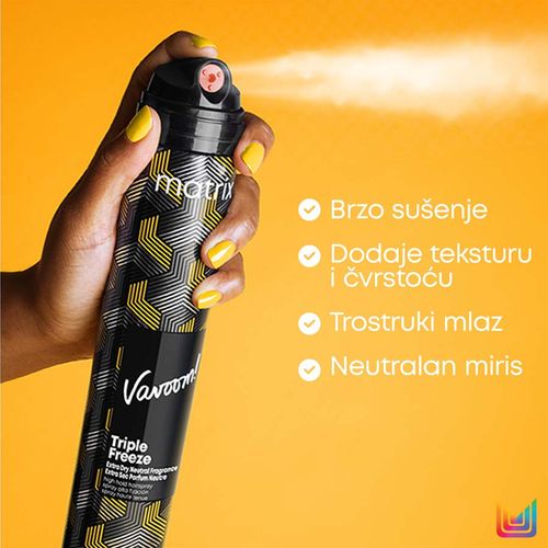 Matrix Vavoom Triple Freeze Extra Dry Lak Za Kosu 300ml slika 2