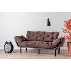 Atelier Del Sofa Trosjed na razvlačenje, Smeđa, Nitta Triple - Brown