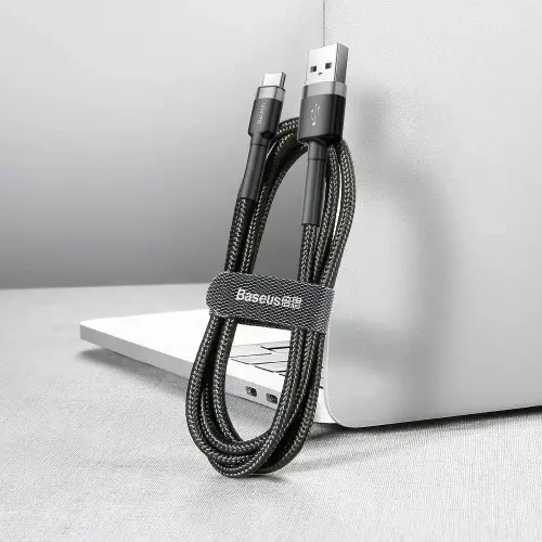 BASEUS USB A na tip C kabel 1.5A Cafule CATKLF-CG1 2m sivo crni slika 4