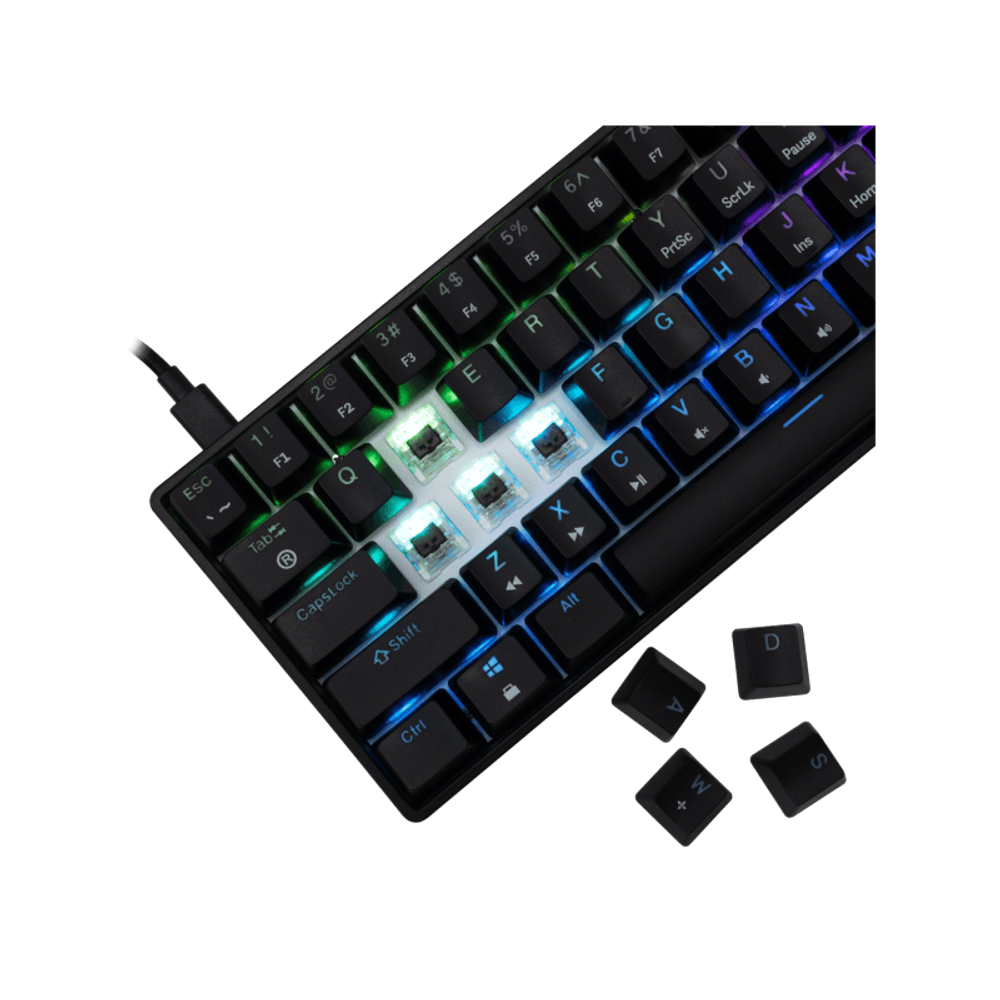 WHITE SHARK Mehanička tastatura GK-004131 SHINOBI-2 / US, smeđi prekidači slika 3