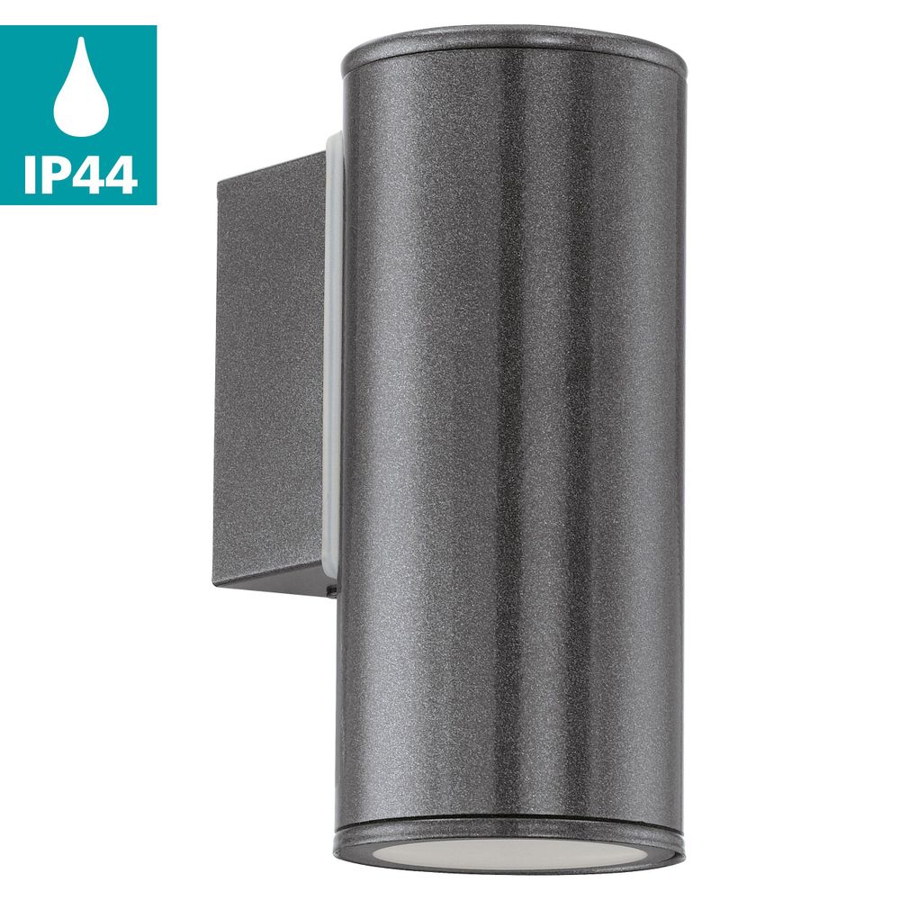 Eglo Riga Vanjska Zidna Lampa - LED GU10, 1x3W, Čelik/Antracit slika 3