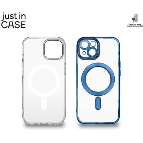 2u1 Extra case MAG MIX paket PLAVI za iPhone 15 Plus slika 1