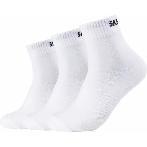 Skechers 3ppk unisex mesh ventilation quarter socks sk42017-1000 slika 1