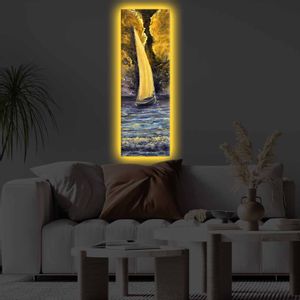 3090KTLGDACT - 003 Multicolor Decorative Led Lighted Canvas Painting