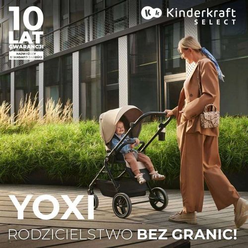 Kinderkraft Kolica Yoxi Moonlight Grey slika 2