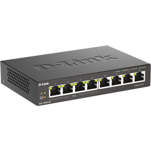 LAN Switch D-Link DGS-1008P/E 10/100/1000 8port -4Poe slika 2