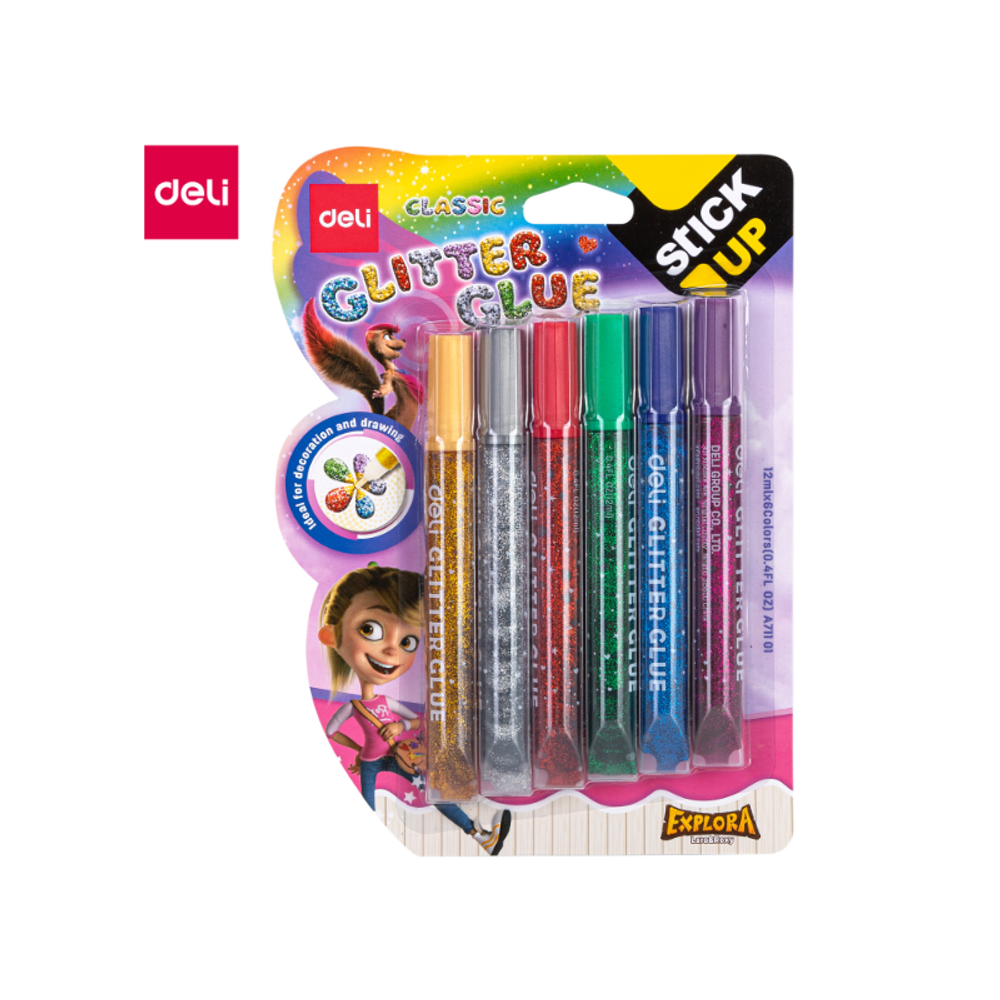 LEPAK GLITTER DELI CLASSIC 12ml 6 BOJA EA71101 slika 1