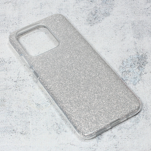 Torbica Crystal Dust za Xiaomi Redmi 10C srebrna slika 1
