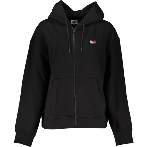 TOMMY HILFIGER WOMEN'S BLACK ZIP SWEATSHIRT slika 1