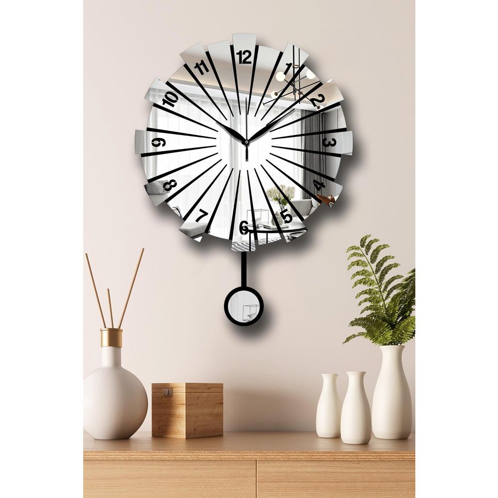 Decorative wall clock Vlnt111Gu, colour: silver slika 2