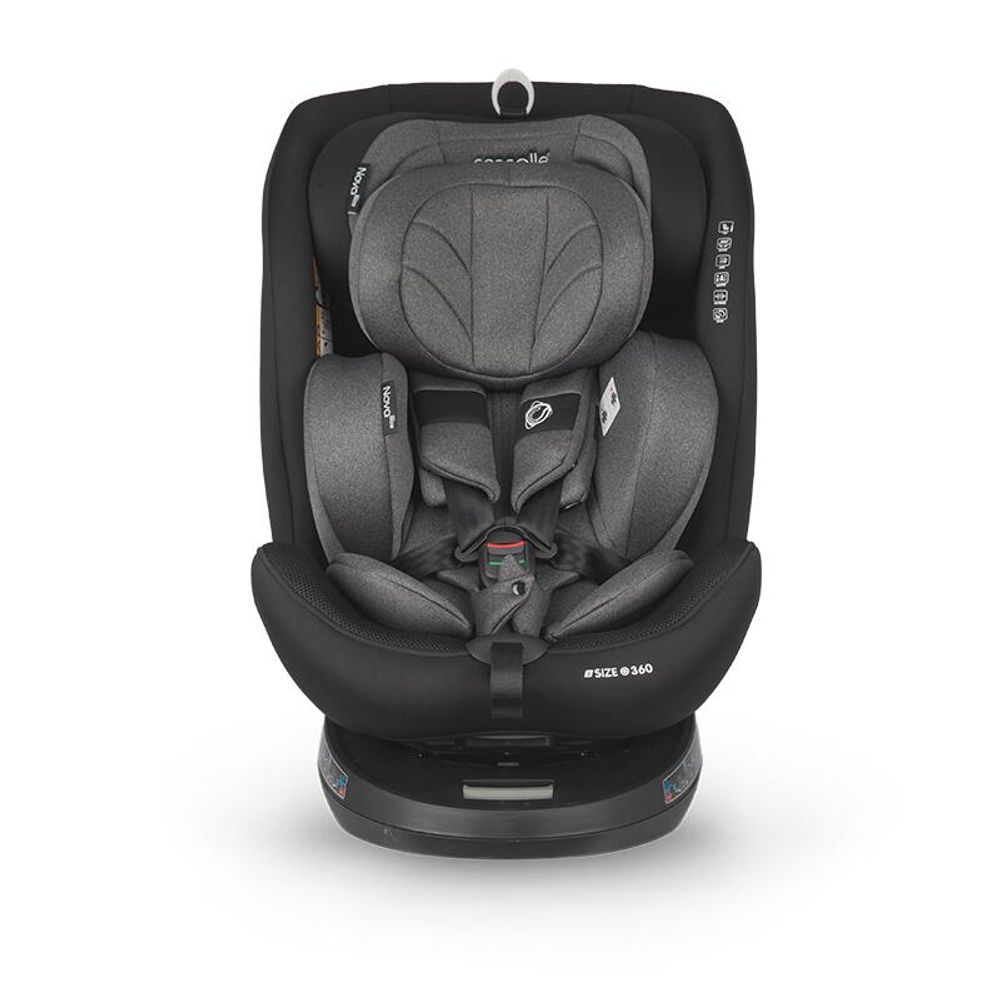 Coccolle® Autosjedalica Nova iSize 360° 40-150cm Isofix, Diamond Black slika 2