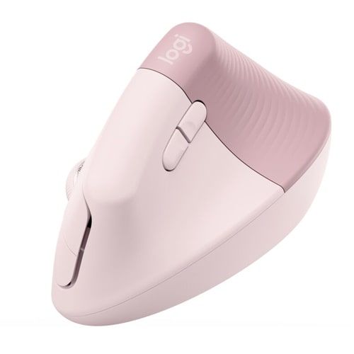 LOGITECH Lift Vertical Ergonomic Wireless miš roze slika 4