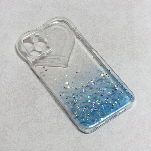 Torbica Heart Glitter za iPhone 12 Pro Max 6.7 plava slika 1