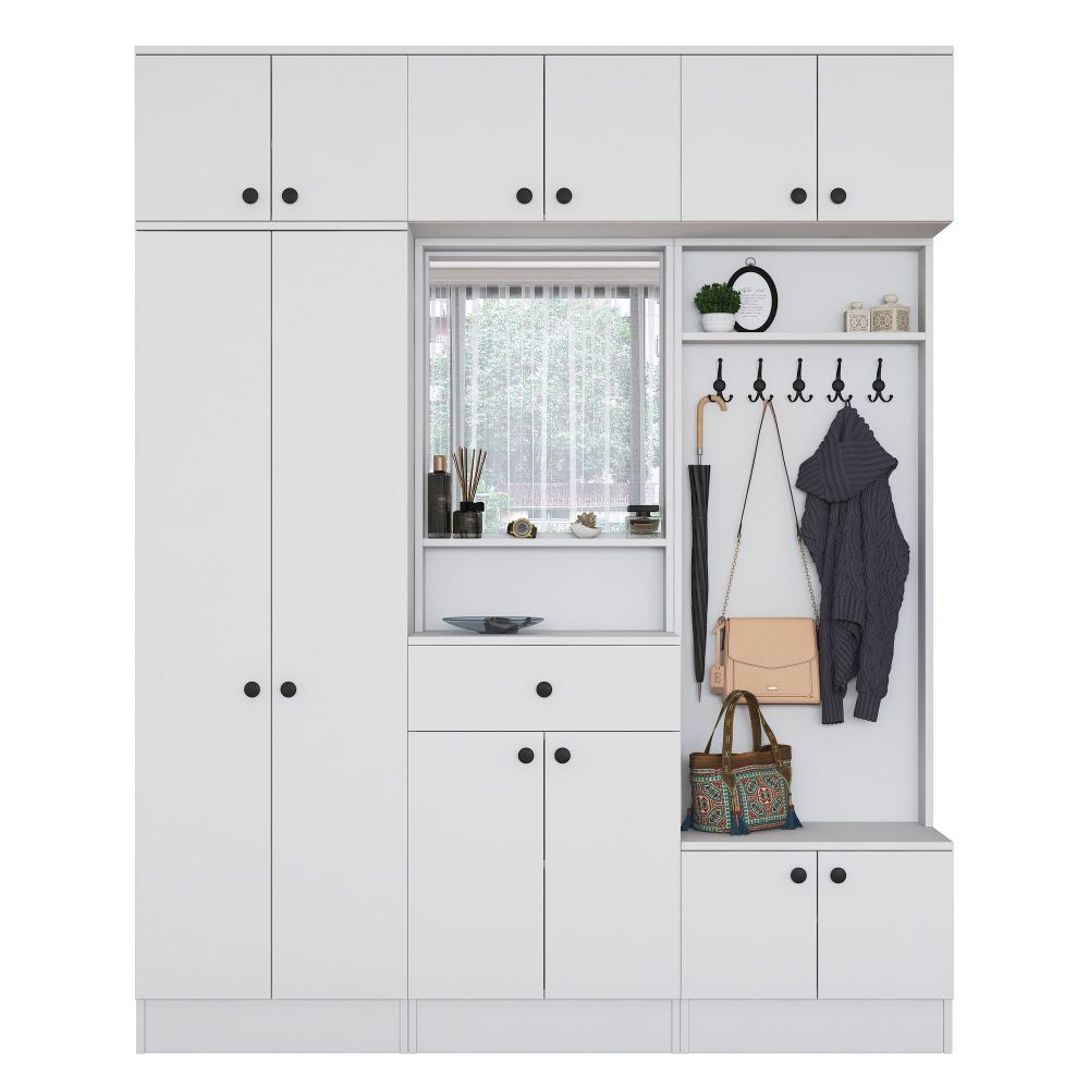 Hall stand EA108 - 2570, bijela boja slika 8