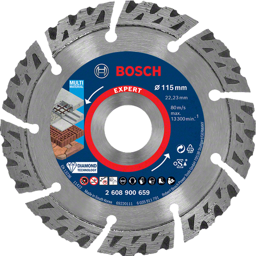 Bosch EXPERT dij. ploča MultiMaterial 115 mm slika 8