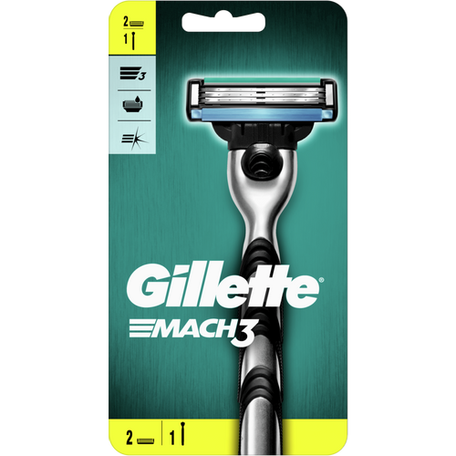 Gillette Mach 3 brijač sa 2 dopune slika 1