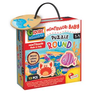 LISCIANI Montessori Wood baby puzzle morski svijet 96916