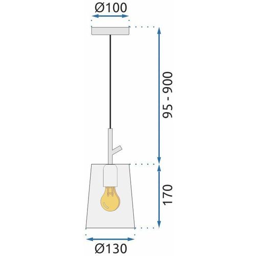 Lampa  APP1036-1CP slika 8