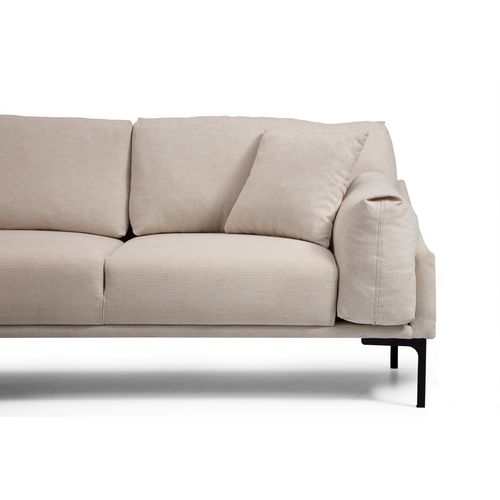 Atelier Del Sofa Kutna garnitura LEO, lijeva, krem, Leo Corner Left - Cream slika 5