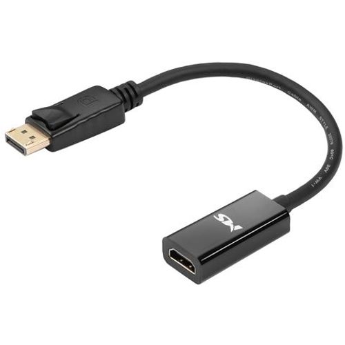 CC Display port -> HDMI F adapter, 20cm, 4K/30Hz, crni, MS slika 1