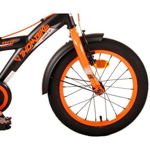 Dječji bicikl Volare Thombike 16" s dvije ručne kočnice crno-narančasti slika 5