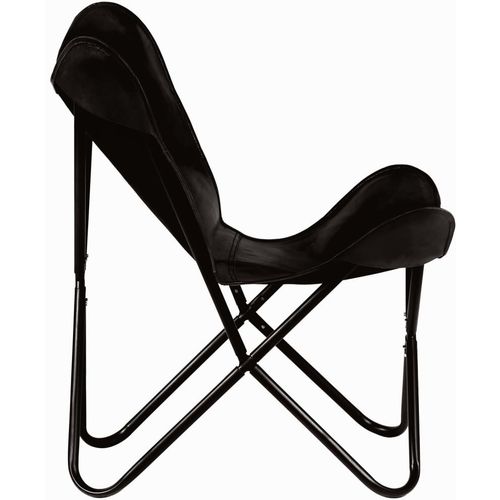 Leptir-stolica od prave kože crna dječja veličina slika 15