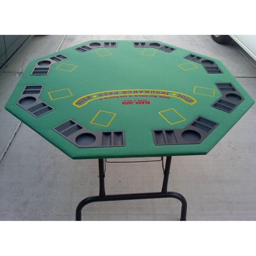 Poker stol 121x121,zeleni  slika 1